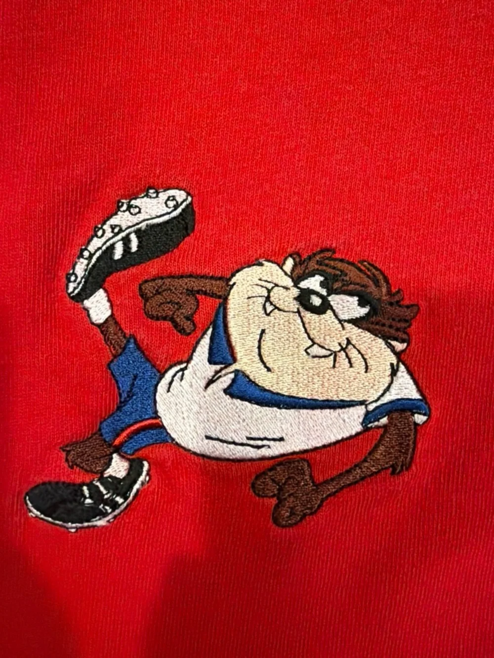 Warner Bros. Red Kids' Soccer Graphic Pocket Tee